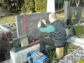 Opravy pomníků na místě, kameník - hroby, nápisy,  Brno