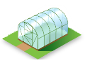 Výroba montované skleníky z lexanu-včetně montáže, zajištěna doprava