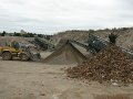 Recyklace uložení drcení stavebních demoličních odpadů Hradec