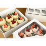 Papírové krabičky na výslužky a cukrářské výrobky (zákusky, koláče) - vhodné pro svatby a oslavy