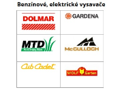 Zahradní vysavače listí elektrické, benzinové - prodej, servis Husqvarna, Dolmar, McCulloch