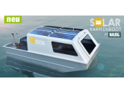 Rybářská, hliníková loď se solárním pohonem - výroba a úprava