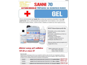 Antimikrobiální přípravky SANNI 70 a 80 na desinfekci rukou a povrchů - prodej za akční ceny