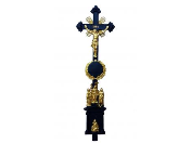 Dřevěné, ocelové a litinové hřbitovní kříže se štítkem nebo bez