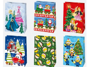 Pohlednice, balící papír, obálky, tašky, stužky, ubrousky - vše s vánočním tématikou Praha