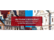 Stylové ubytování, restaurace v historické budově v Klatovech