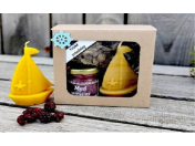 Dárkové balíčky a krabičky pro paní učitelky a družinářky s produkty z včelího vosku a medu