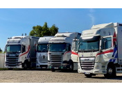 Gütertransport, Frachtverkehr, LKW-Transport mit Zielrichtung auf Deutschland