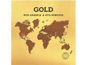 Čerstvě pražená zrnková káva Golden Coffee – směs 4 druhů káv ze Střední Ameriky a Indie