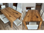 Designové stoly dub, buk, jasan - stolová deska z masivu ve více provedeních i na míru