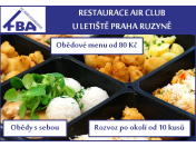 Rozvoz obědů až do vaší firmy, obědy s sebou přes terasu - Praha 6 Ruzyně