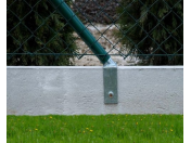 Podhrabové desky a patní kostky z betonu pro ploty z latí, kovových sítí i pletiva