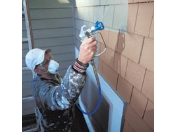 Stříkací technika pro malíře a stavebnictví, stříkané stěrky, fasády, izolace, bitumeny