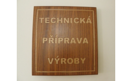 Frézovaní nápisů do dřeva Ostrava