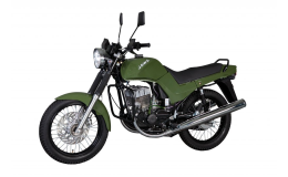 Výroba motocyklů JAWA 350 Style Millitary