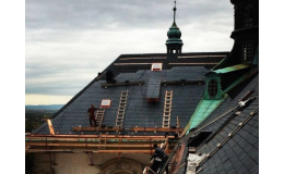 Rekonstrukce střech, dodávka materiálu
