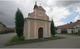 Obec Čankovice se nachází v okrese Chrudim, Kaple Proměnění Páně