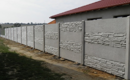 Betonové ploty, oplocení Znojmo, Třebíč