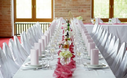 Svatební den, obřad,  hostina v hotelu Jižní Morava