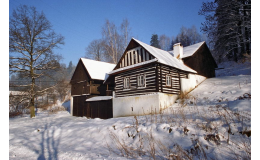 Zimní krajina obce Jedlová