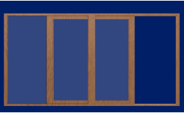 Posuvné dveře Smart-Slide zlatý dub 230×200 cm