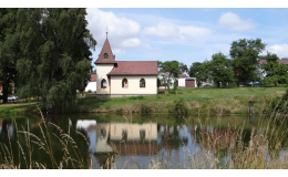 Vintířov, rybník a kaple