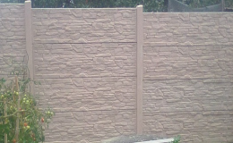 Složení betonových plotů