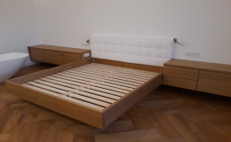 Výroba postelí z masivu včetně roštů a matrací