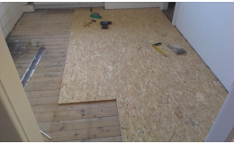 Příprava podlahy - izolace, vyrovnání povrchu