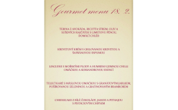 zážitkové pětichodové Gourmet  menu  Bořetice