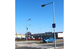 Stĺpy verejného osvetlenia vysokej kvality – Břeclav, Česká republika