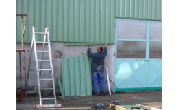 Výroba ocelové přístřešky, střechy, opláštění