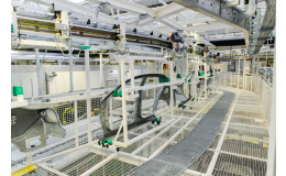 Warehouse conveyor technology, suspended transportation systems, the Czech Republic, Zlín Region