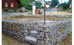 Stavba Gabionů Vsetín, Zlín - okrasné zídky a ploty z kamene pro Vaší zahradu