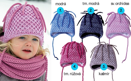 Dětské, chlapecké, dívčí pletené a bavlněné čepice e-shop