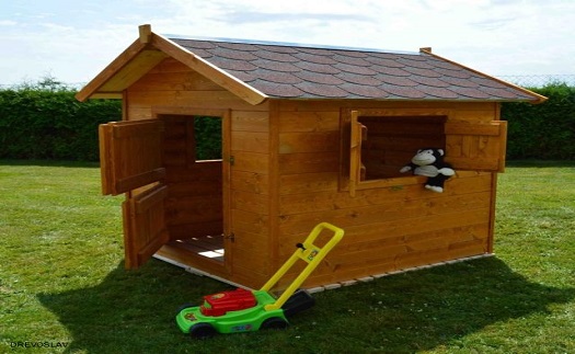 Dětské dřevěné zahradní domečky