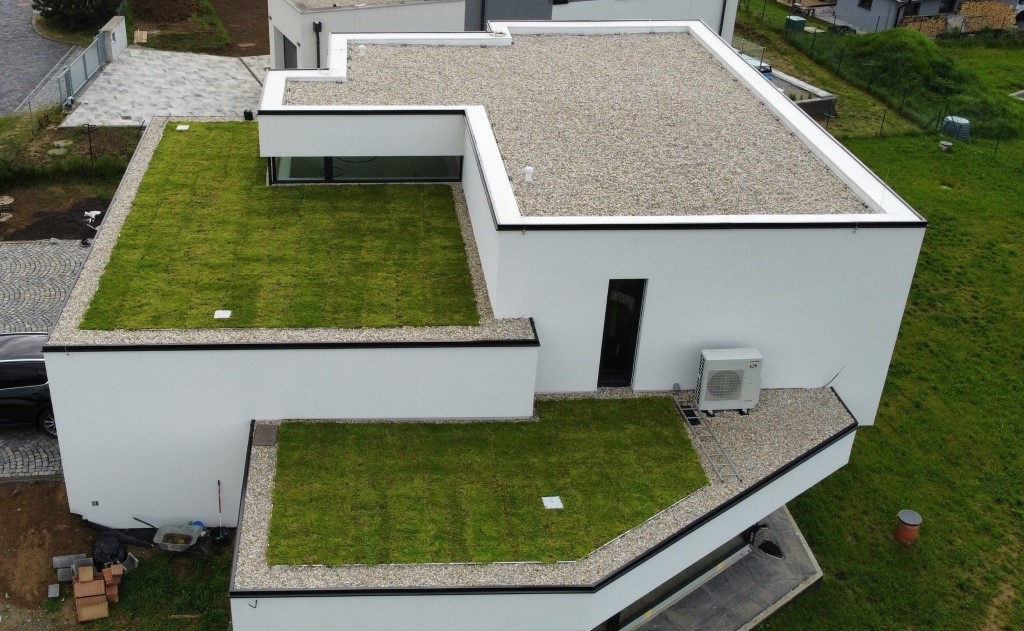 Zelených střechy pro různé typy budov