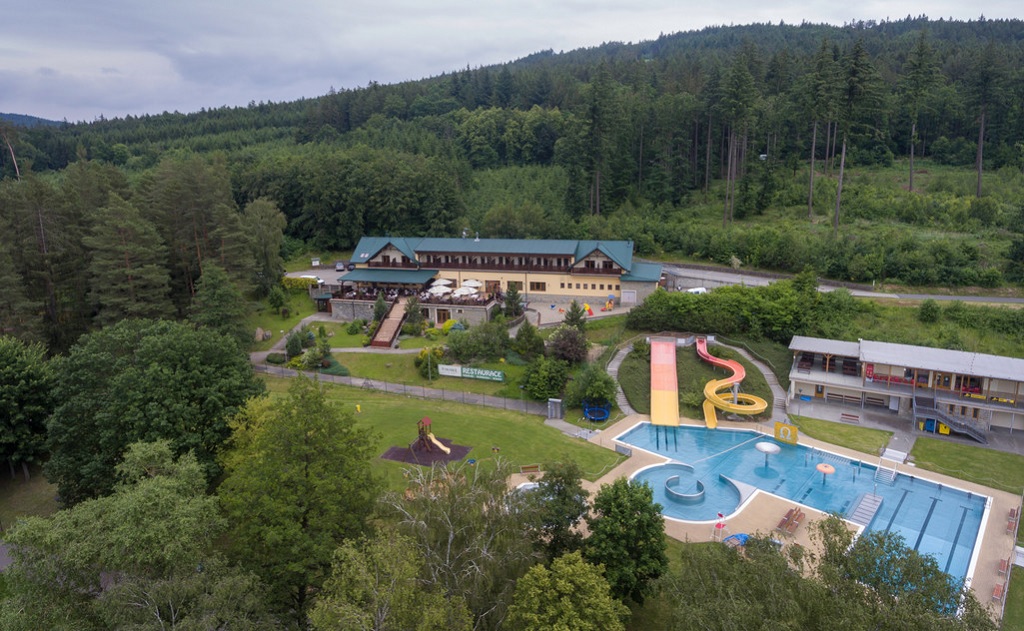 hotel u přehrady Luhačovice