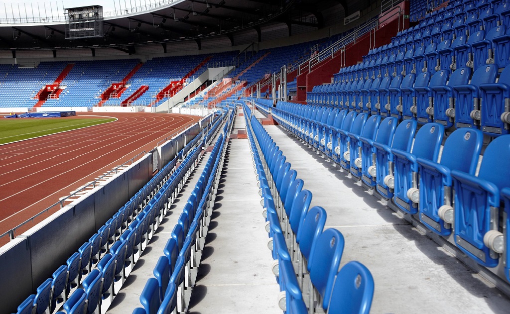 sedadla pro městský stadion Ostrava - Vítkovice