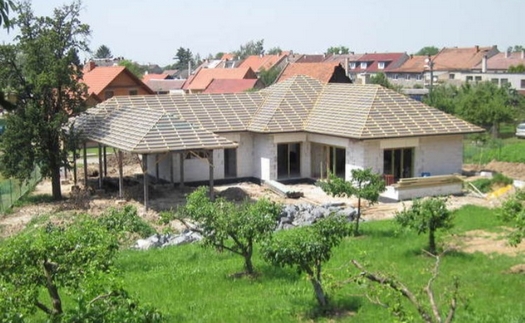 Stavba zděných rodinných domů