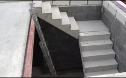 Výroba betonových schodišť