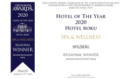 Hotel roku Czech Hotel Awards 2020 - Spa a Wellness