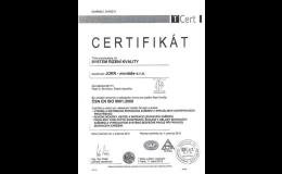 Mezinárodní certifikace na jeřáby, speciální uchopovací prostředky a zdvihací zařízení
