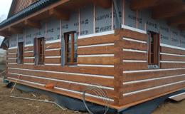 Dřevěné obklady vnějších stěn domů