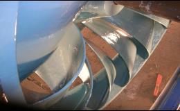 Povrchová úprava kovů - turbína