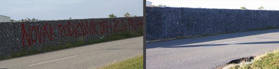 Odstranění graffiti - Čištění fasád Zlín