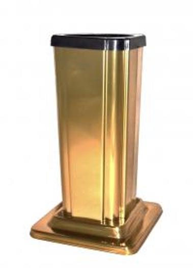 Zlatá hřbitovní váza - zakázková ruční výroba
