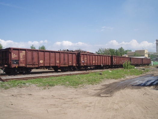 Přeprava kovošrotu vlastními železničními vagony