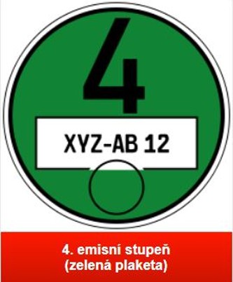 EKO plakety pro vjezd do měst v Německu