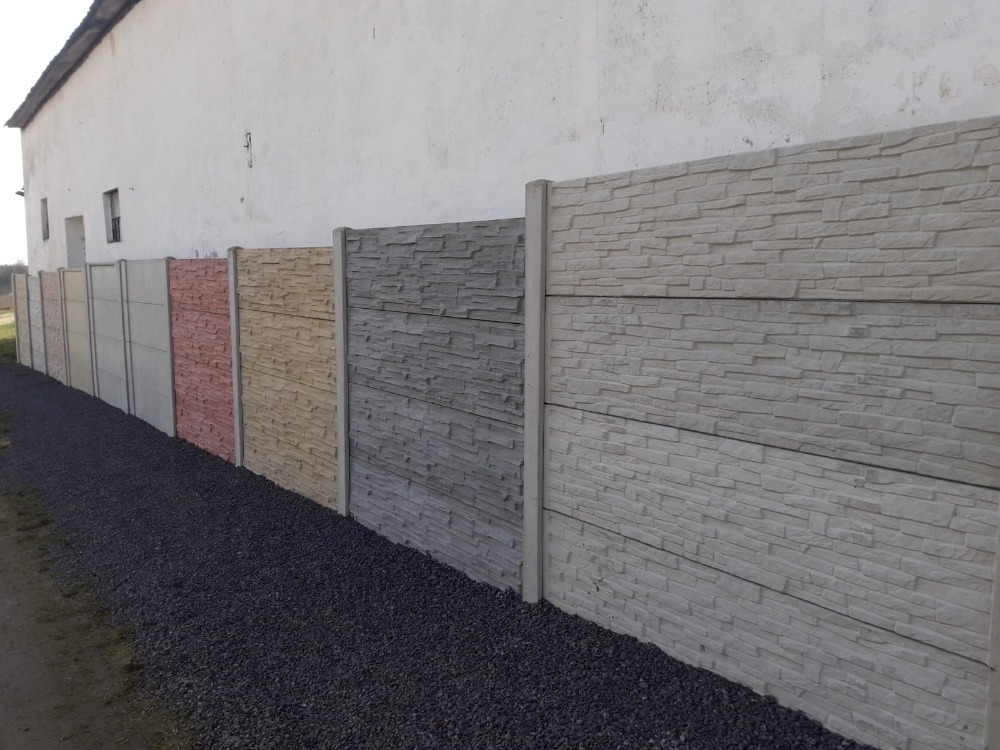 Betonové ploty v požadovaném barevném provedení